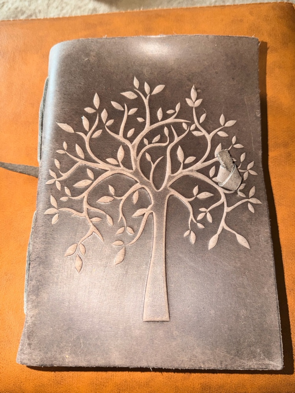 Handcrafted Leather Journal Tree Of Life